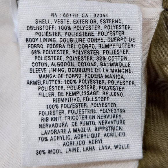 Anthropologie Cartonnier Olive Quilted Light Puffer Zip Snap Jacket - Picture 9 of 13